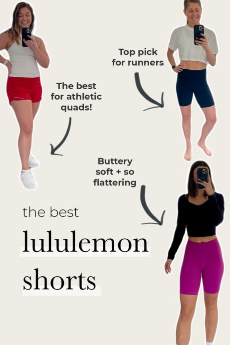 6 BEST lululemon Shorts (Review + Fit Guide) | Nourish Move Love