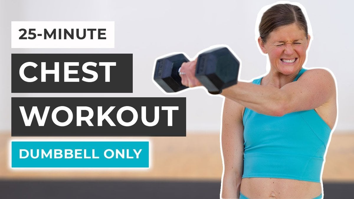 15 Min Chest Workout at Home - Chest Workouts with Dumbbells - Pectoral Exercises  for Men & Women 
