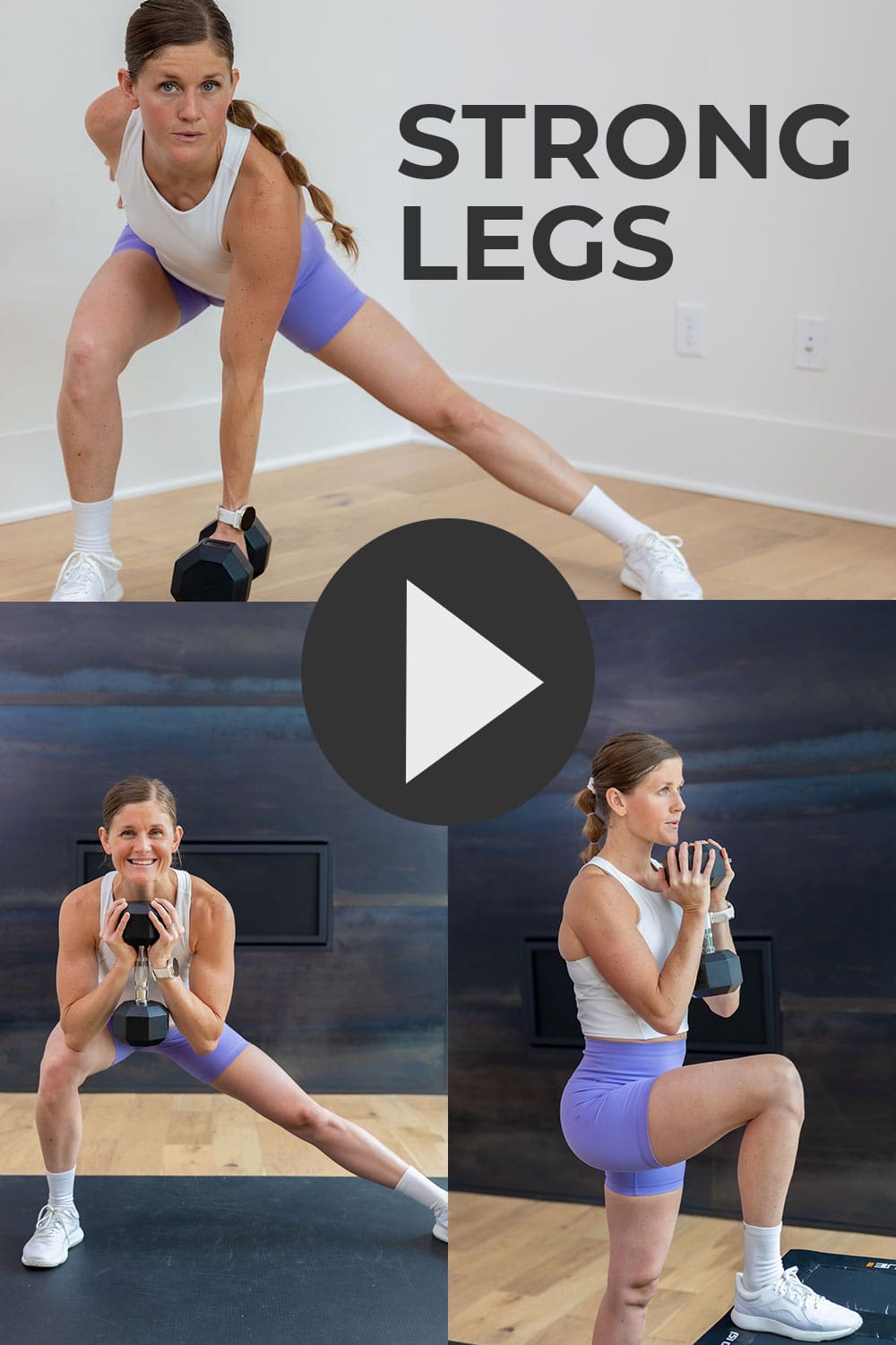 30-Minute Dumbbell Leg Workout (Video) | Nourish Move Love