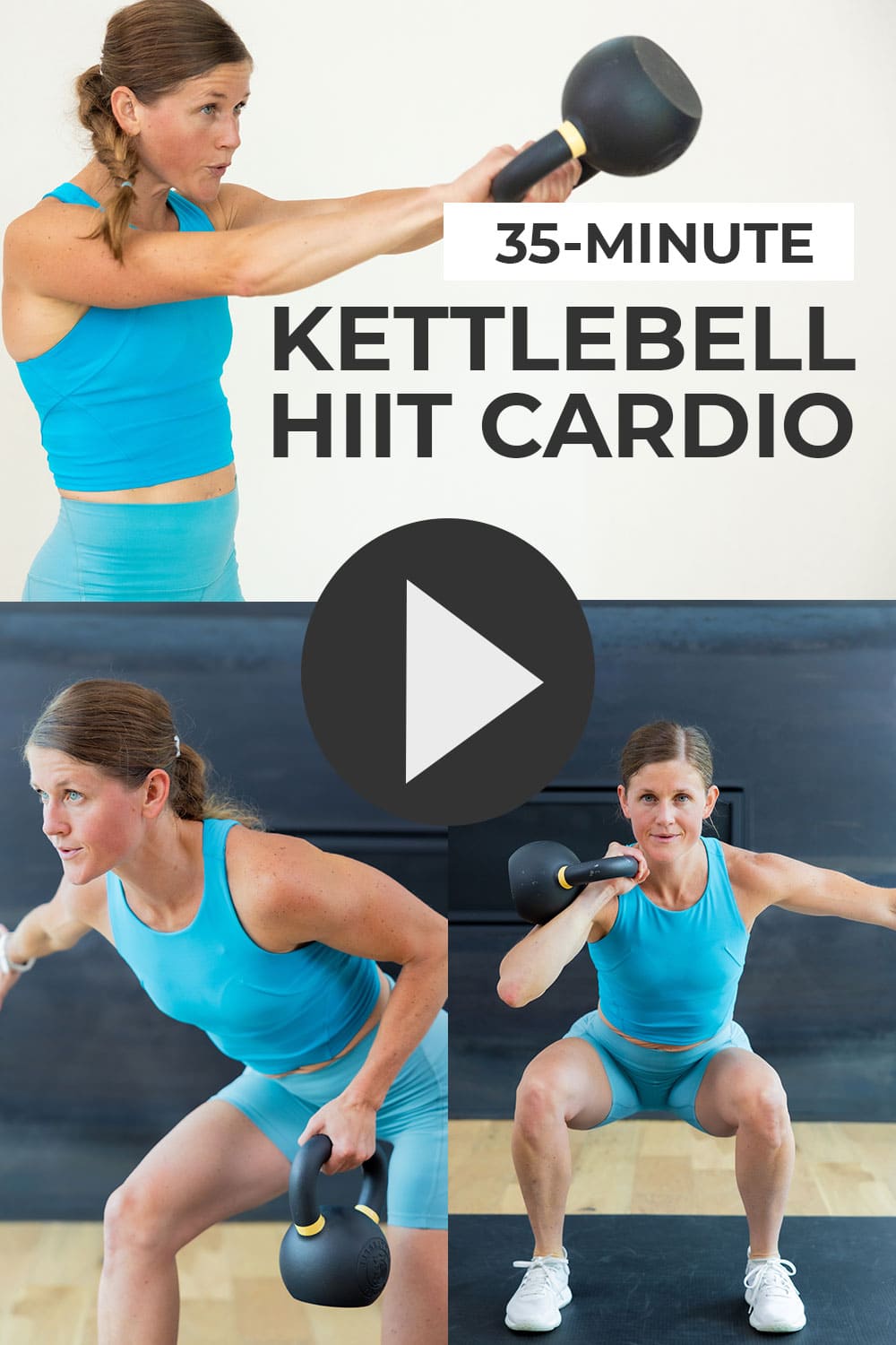 35-Minute Kettlebell HIIT Workout (Video) | Nourish Move Love