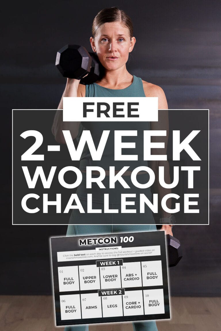 2-Week MetCon Workout Program (PDF) | Nourish Move Love