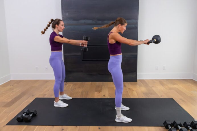 30-Minute Kettlebell Swings Workout (Video) | Nourish Move Love