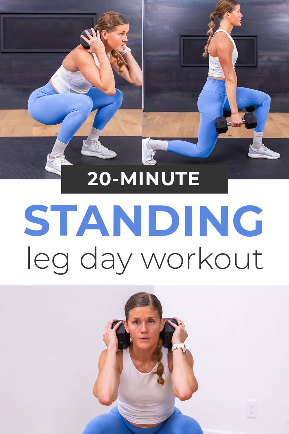 7 Leg Exercises At Home (Video) | Nourish Move Love