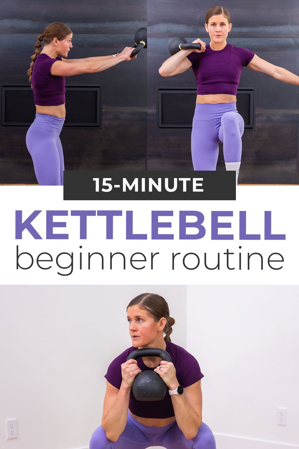 Beginner Kettlebell Workout (All Standing) | Nourish Move Love