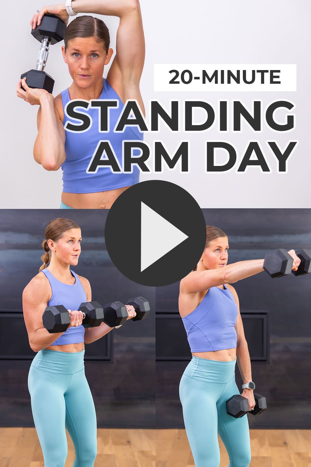 20-Min Upper Body Dumbbell Workout (Video) | Nourish Move Love