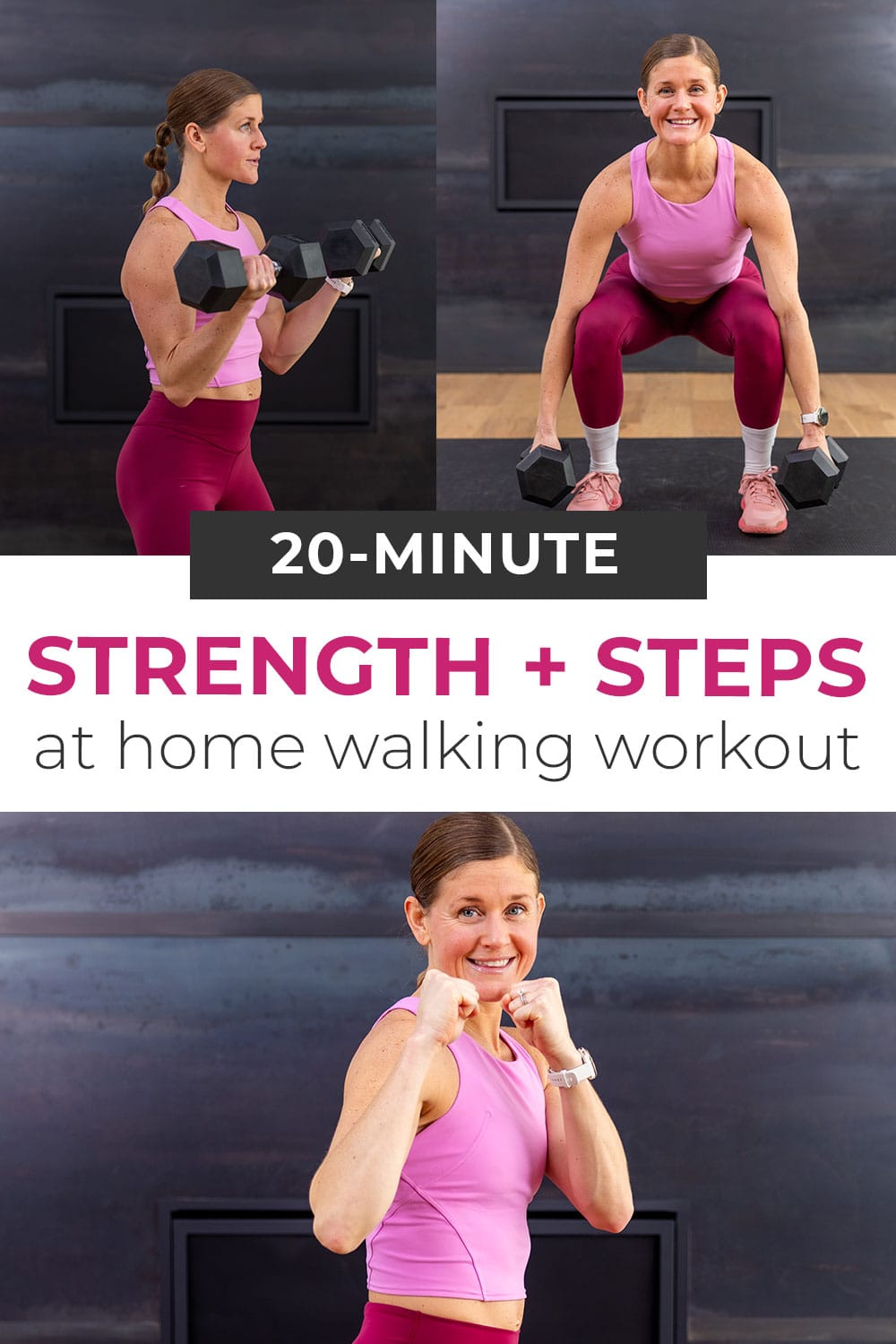 20-Minute Strength + Walking Workout (Video)| Nourish Move Love