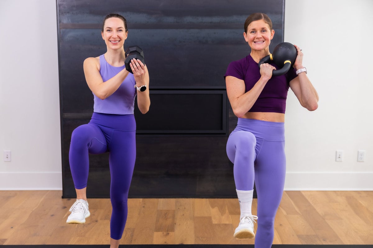 Beginner Kettlebell Workout (All Standing) | Nourish Move Love