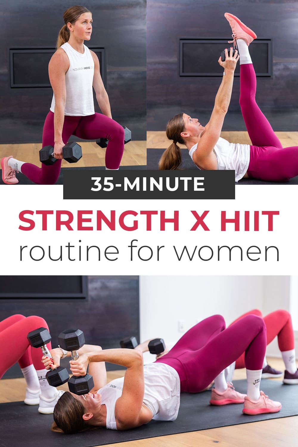 35 Minute Strength Hiit Workout For Women Nourish Move Love