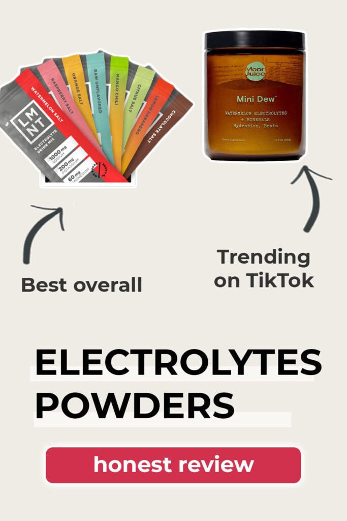 collage of best electrolyte powders