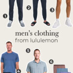 collage of best men's items from lululemon