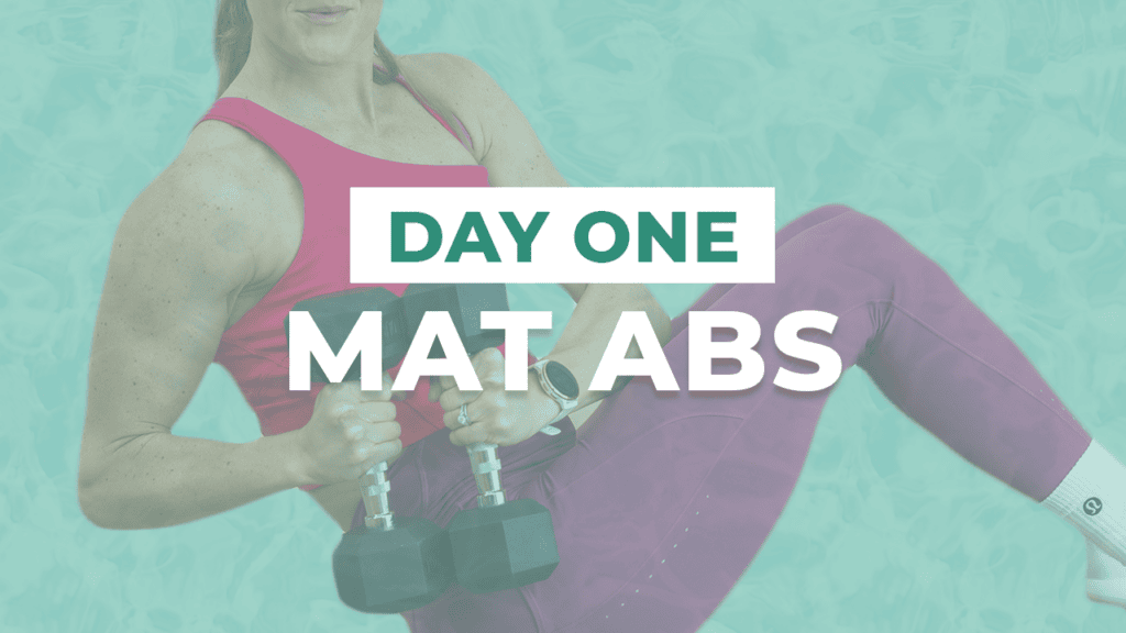 ab challenge day 1 - mat abs