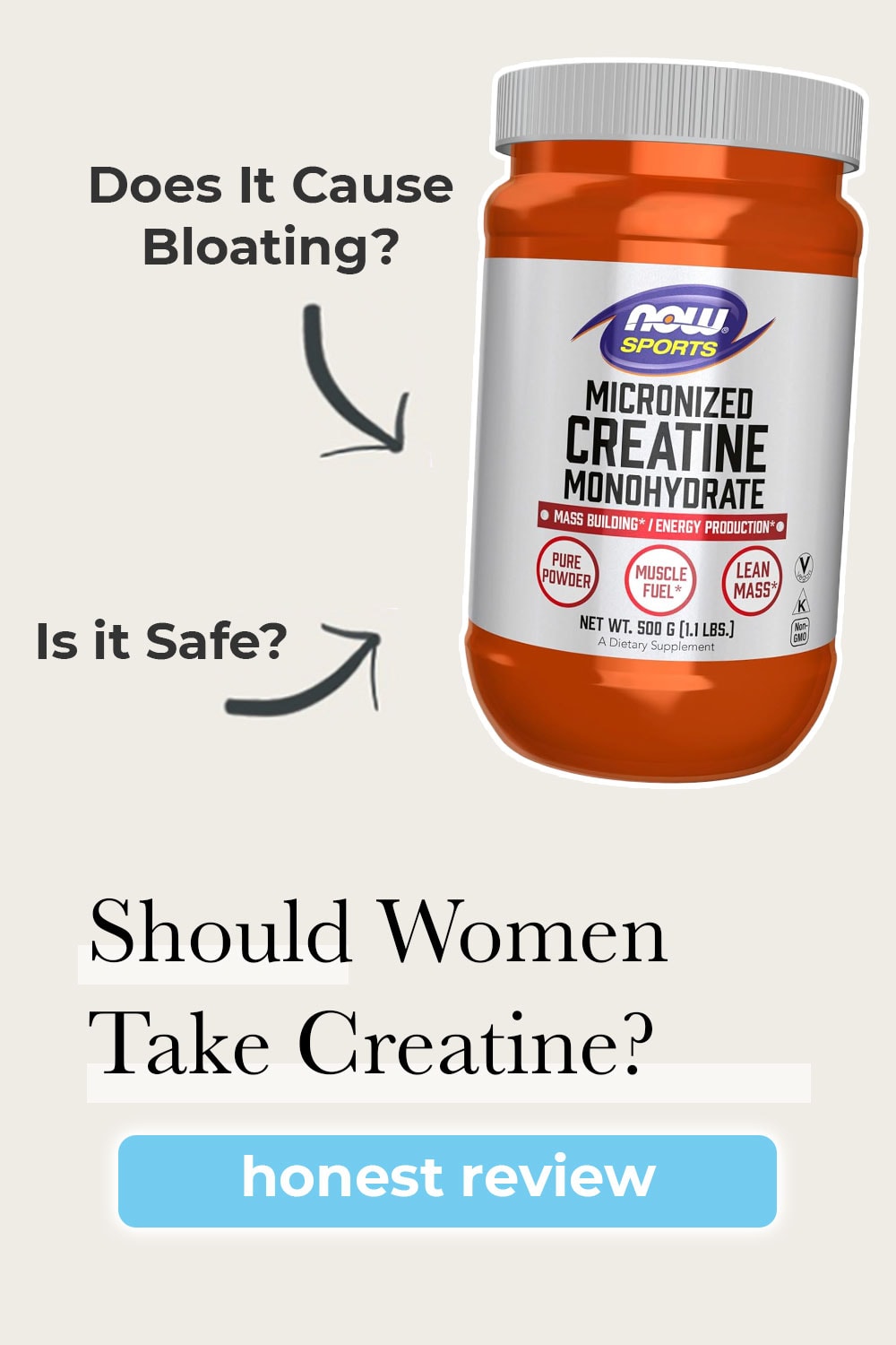 Creatine For Women: I Took Creatine For 30 Days (Results) | NML