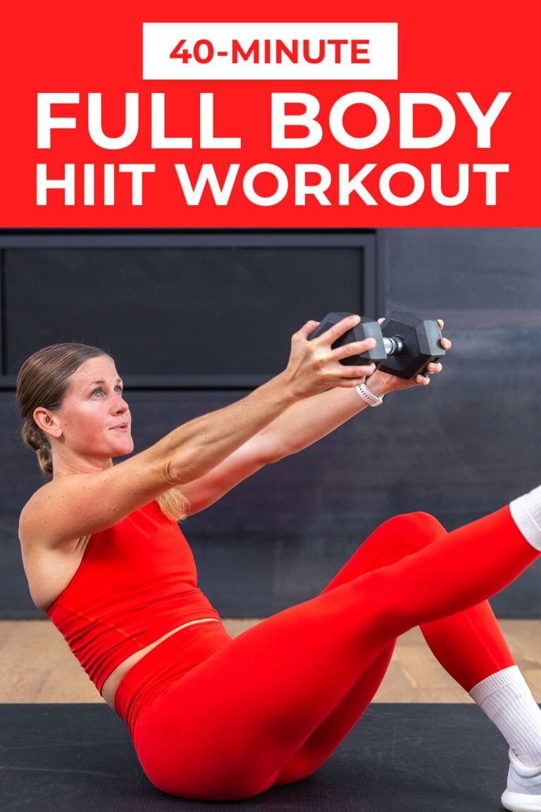 40-Minute HIIT Workout At Home (Video) | Nourish Move Love