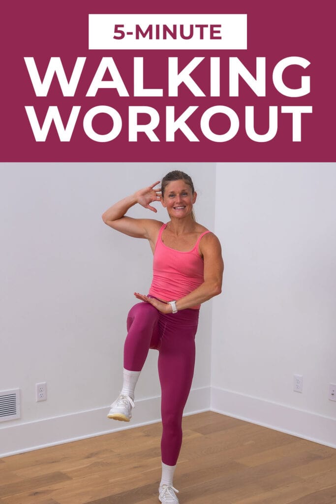 5 minute walking workout sale